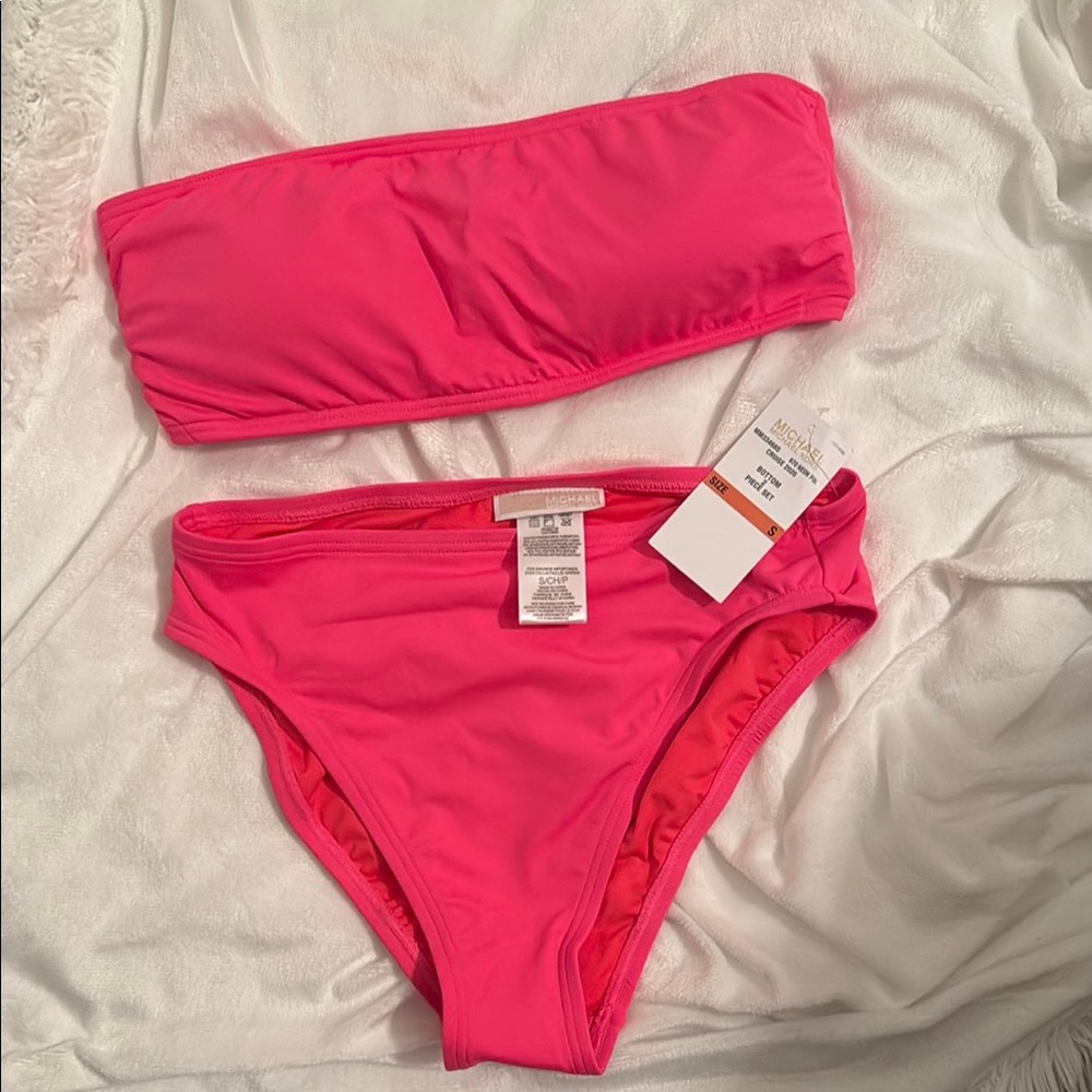 Michael Kors bright Pink bikini